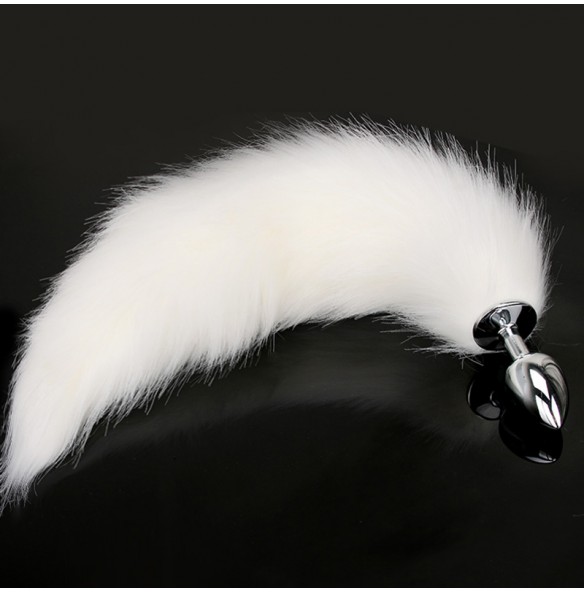 MizzZee - SM Blue Fox Metal Tail Anal Plug (White Fox) MizzZee - SM Blue Fox Metal Tail Anal Plug (White Fox)